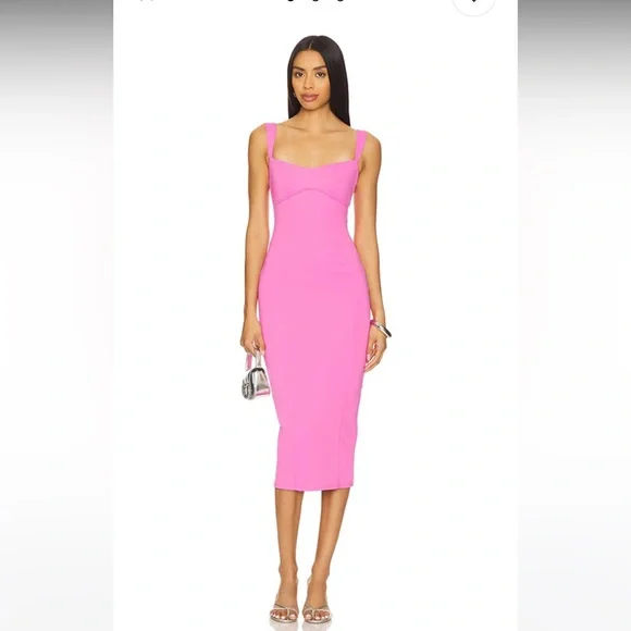 bodycon dresses with sneakers Plus Size Rachel Midi Dress main image 0